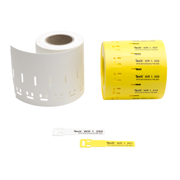 Cable labels without cable ties