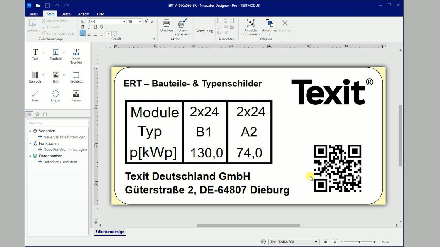 Industrielle Kennzeichnungssysteme Software