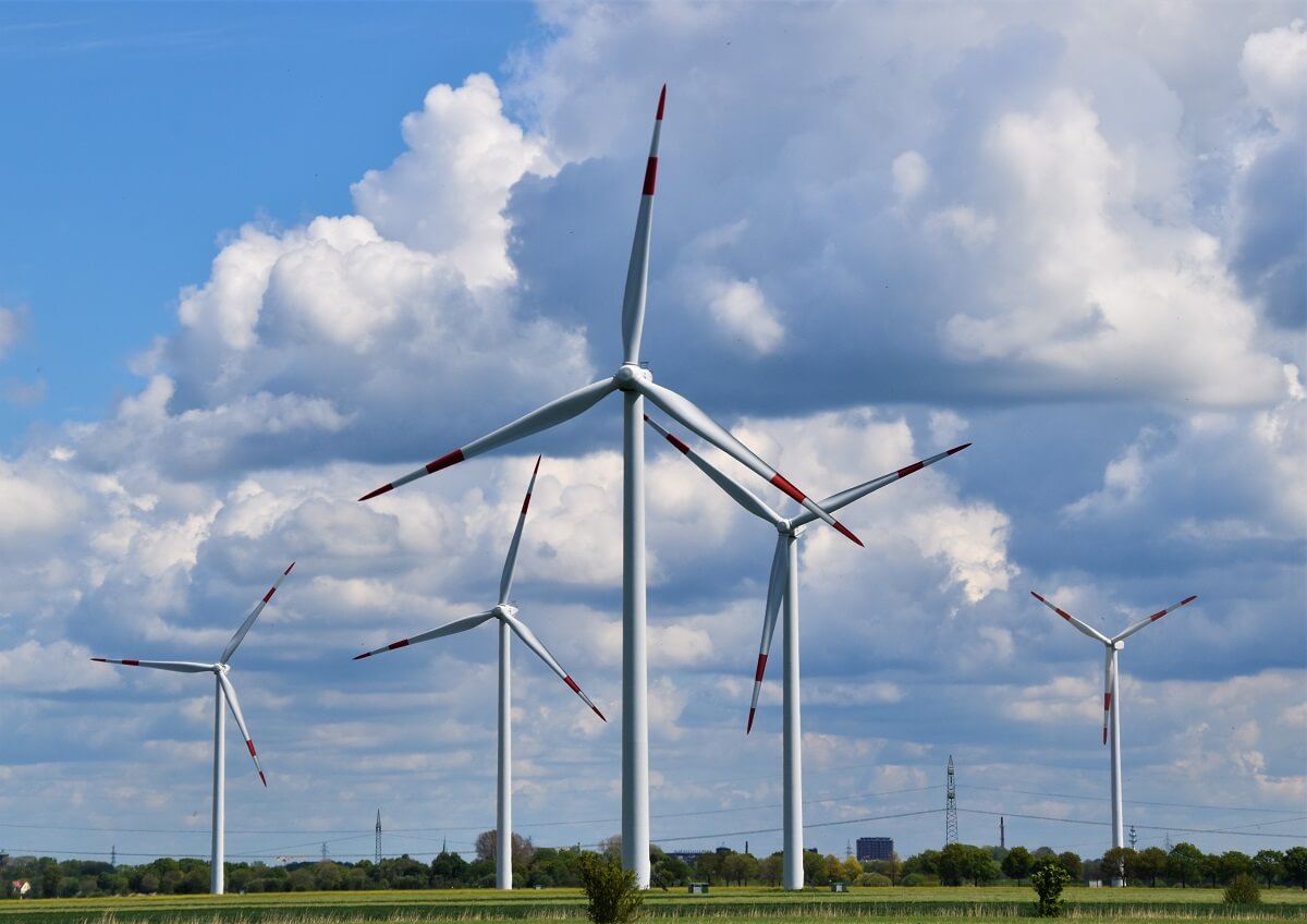 Industrielle Kennzeichnung Windkraftanlagen