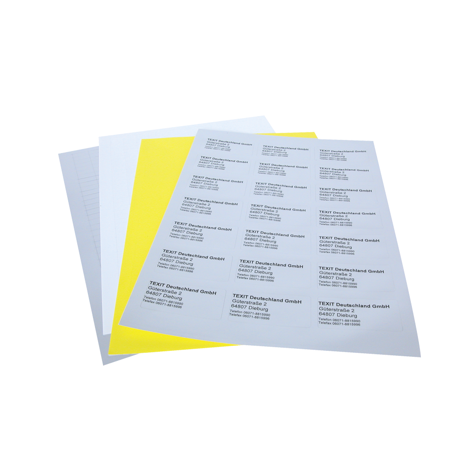 Labels laser printer