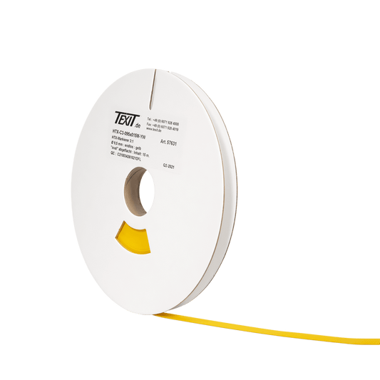 HTX-C3 Heat shrink marker, endless (standard roll), yellow