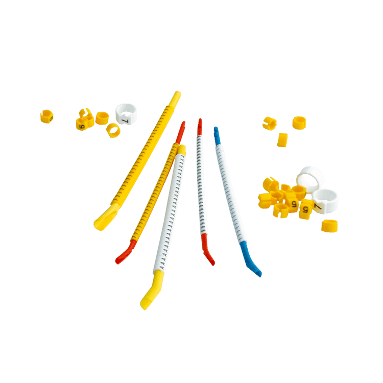 Kabelbeschriftung Clips Kabelclips
