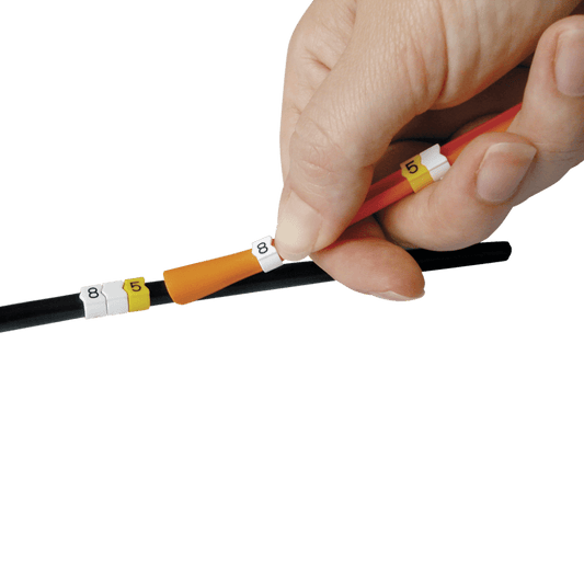 Cable labelling clips