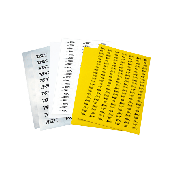 Labels DIN A4 sheet