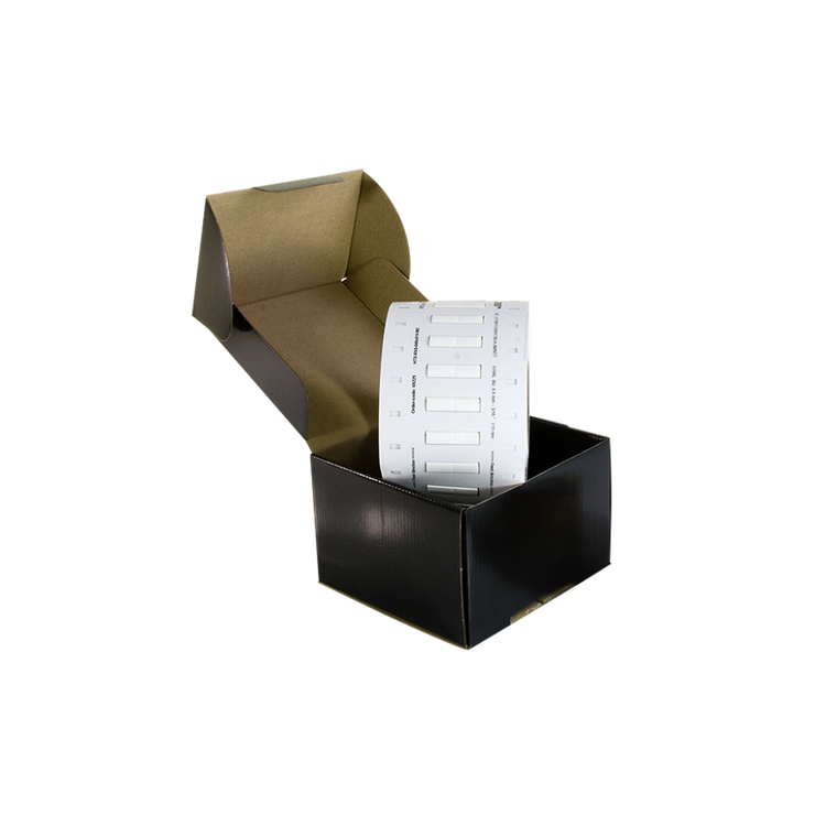HTX-RS0 Heat shrink marker, assembled, on roll in box