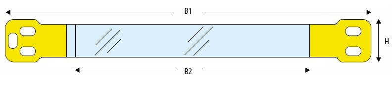 Cable labeling tags dimensions
