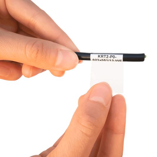 Label power cable