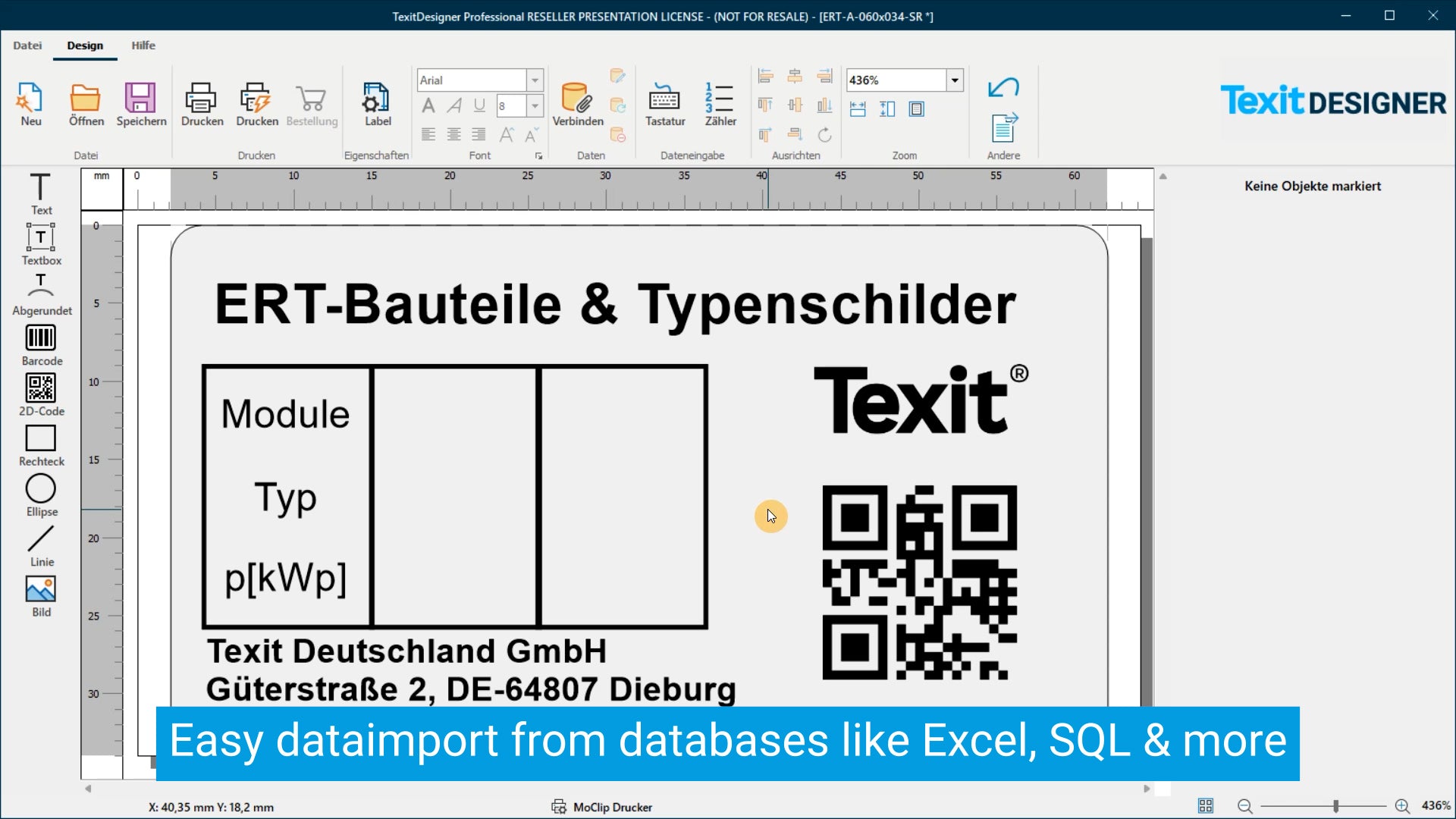 Video laden: Etiketten Excel erstellen