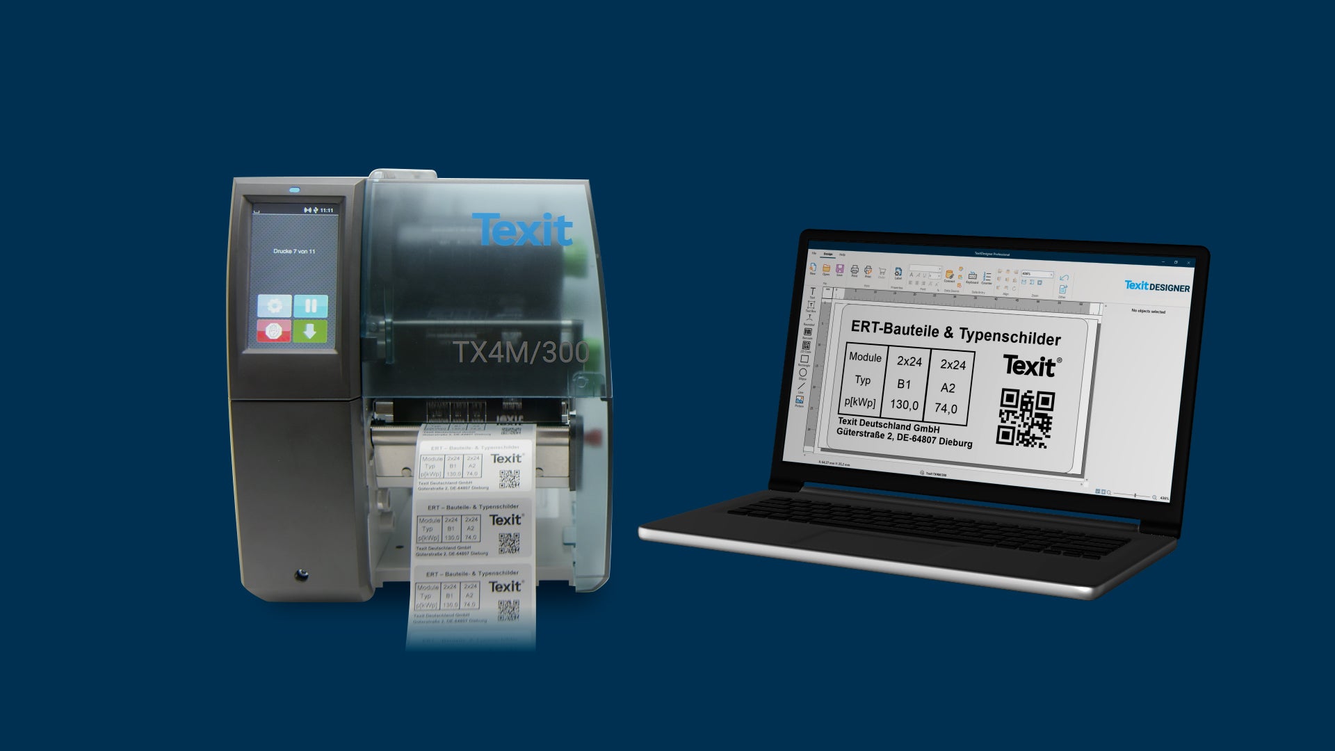 Video laden: Barcode Etiketten Software Texit Designer 11