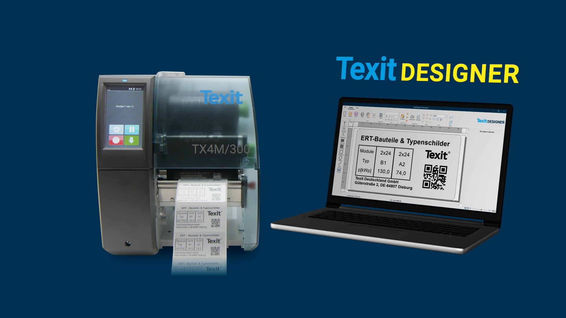 Video laden: Etikettensoftware Texit Designer 11