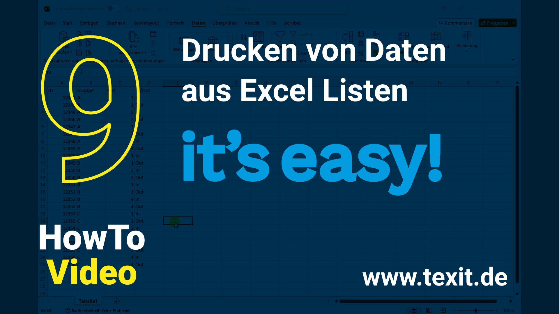 Video laden: How To: Etiketten Drucken Excel | Aus Excel Liste Etiketten drucken Texit Designer 11 | Seriendruck