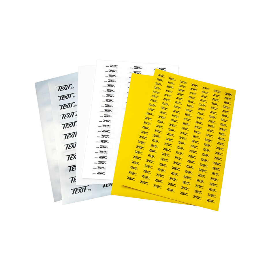 Labels DIN A4 sheet