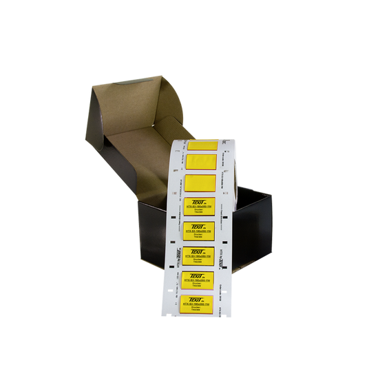 HTX-S3 Heat shrink marker, assembled, on roll, in box