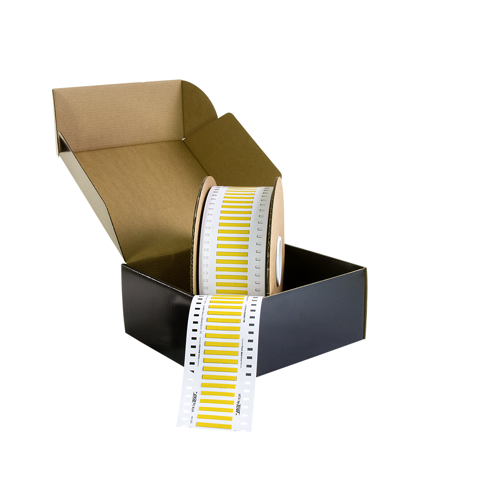 HTX-PS0 Heat shrink marker, assembled, on roll in box