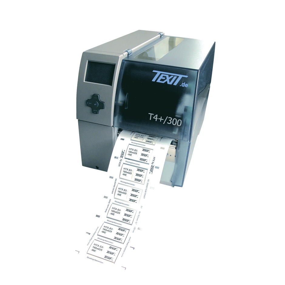 HTX-PS0 Schrumpfschlauchmarkierer, konfektioniert, in Thermotransferdrucker