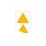 Warning signs, triangular (WRT-V-SL), dimension